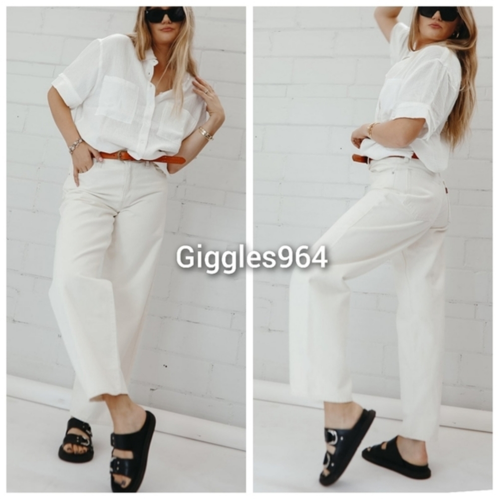 Levi's Baggy Dad Jeans Barely Freezing White - Picture 2 of 12